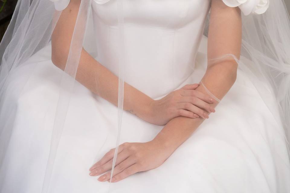 Vestido de noiva minimalista