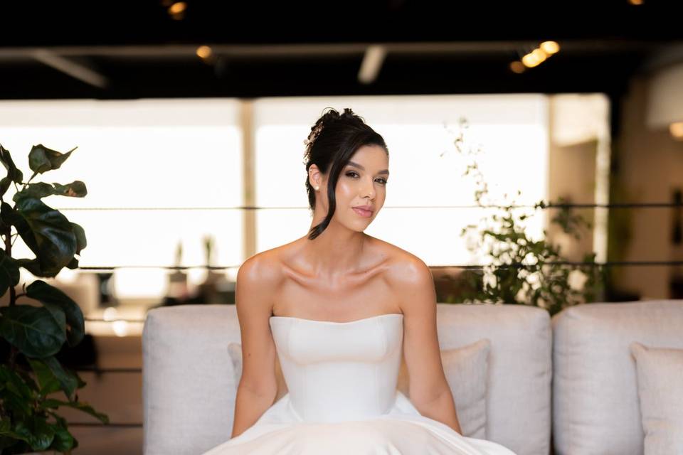 Vestido de noiva romântico