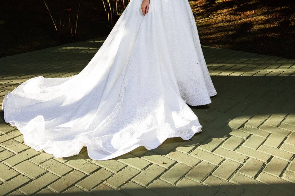 Vestido de noiva romântico
