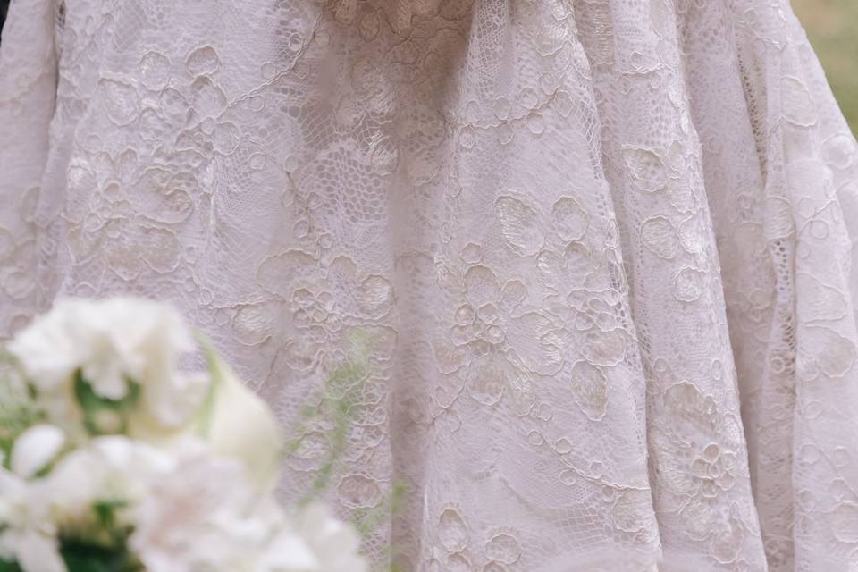 Vestido de noiva Romântico