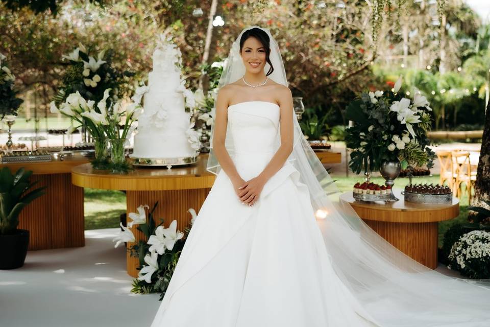 Vestido de noiva Minimalista