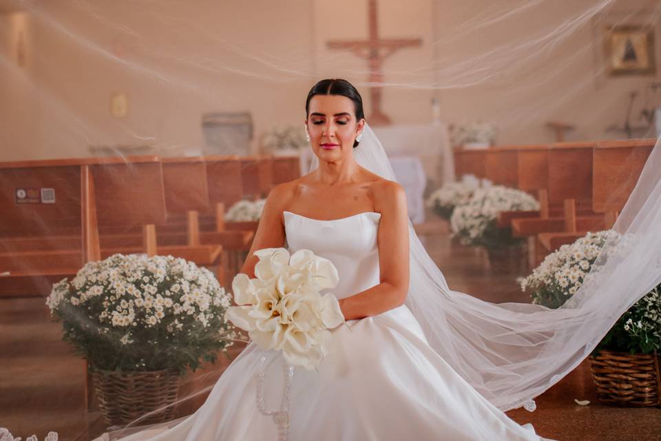 Vestido de Noiva minimalista