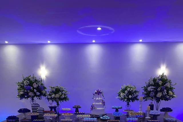 Decoração de mesa de bolo