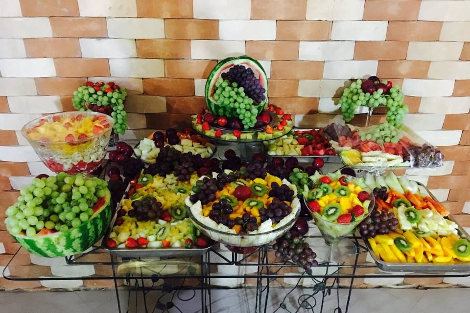 Mesa de frutas