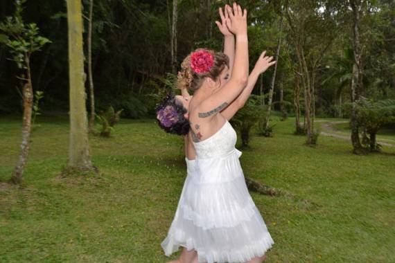 Lançamento do buquê de noiva