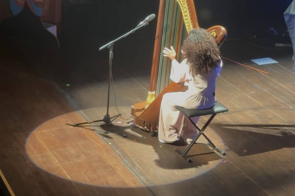 Harpista Débora Jordão