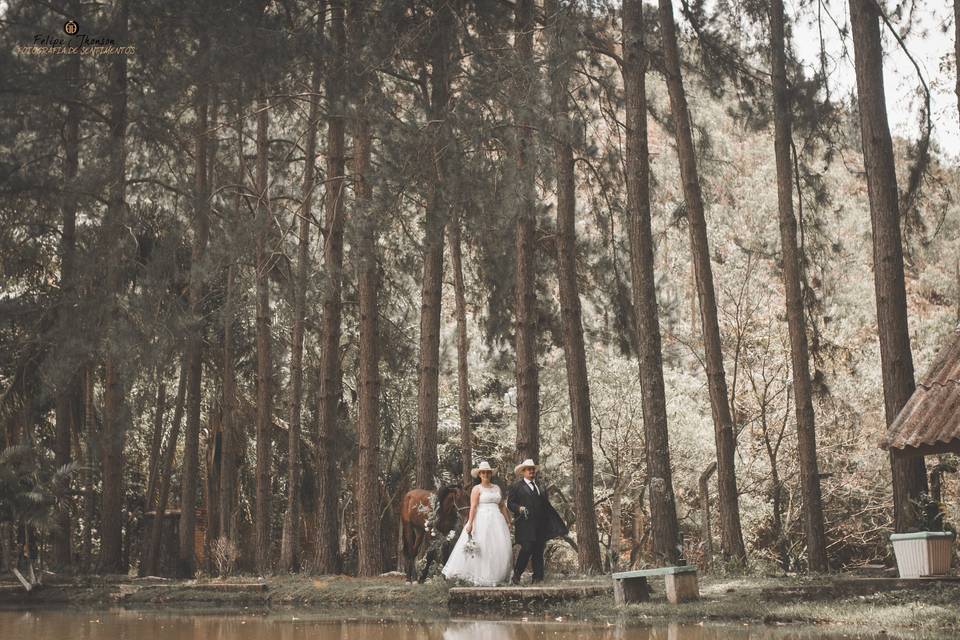 Trash the Dress Gabi e Thiago