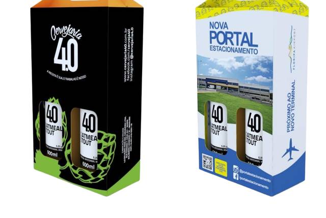 Kit com duas garrafas