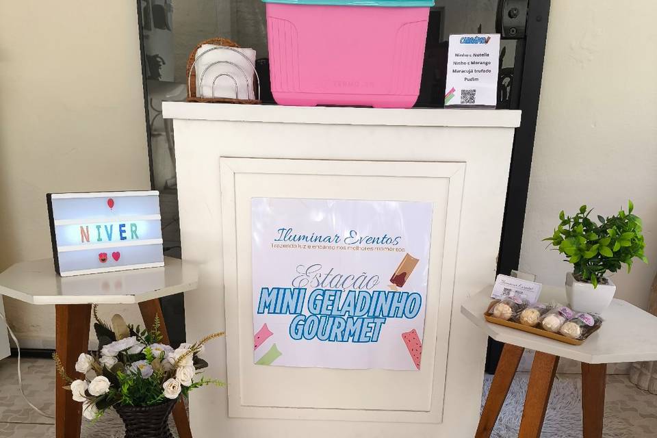 Estação mini geladinho gourmet