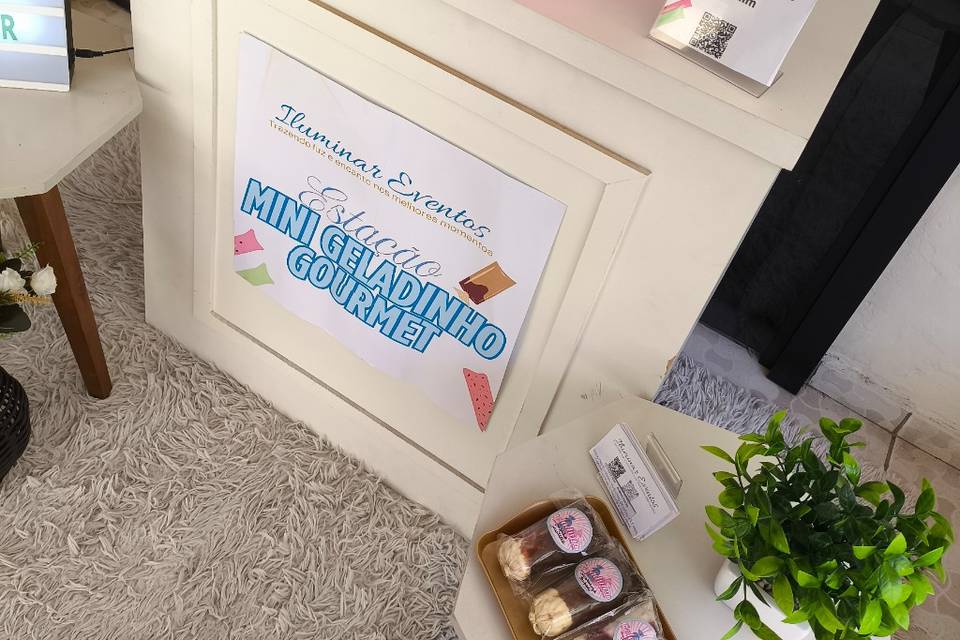 Estação mini geladinho gourmet