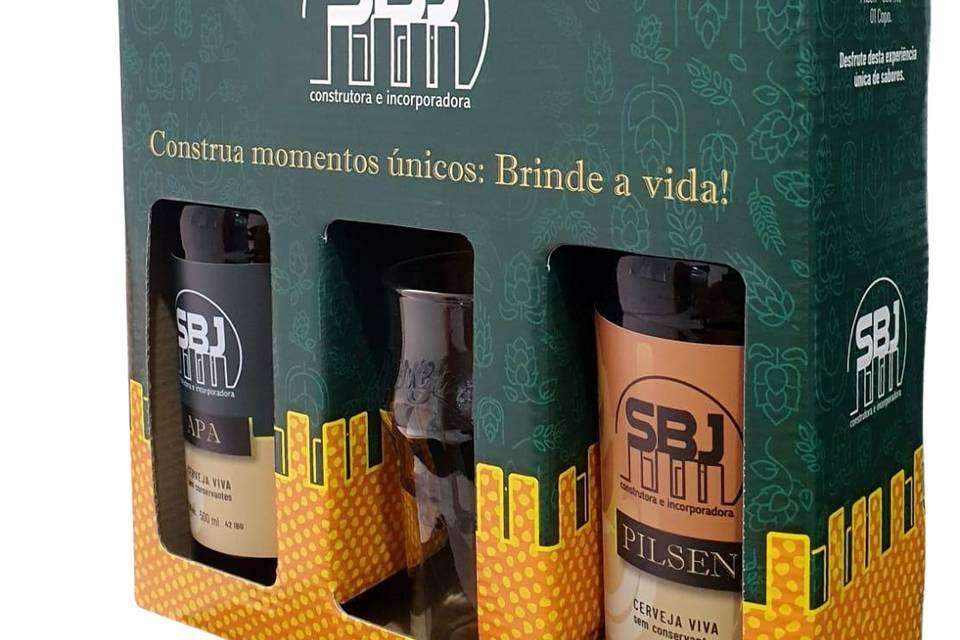 Kit com duas garrafas + copo