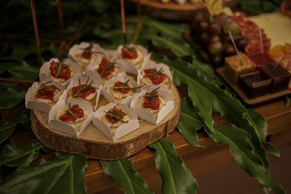 Canapé de tomate seco