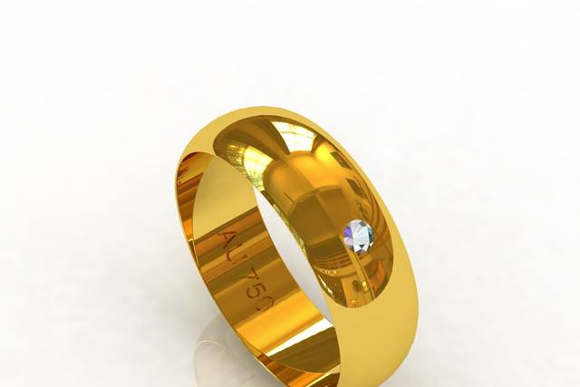 Meia cana com 6mm e brilhante
