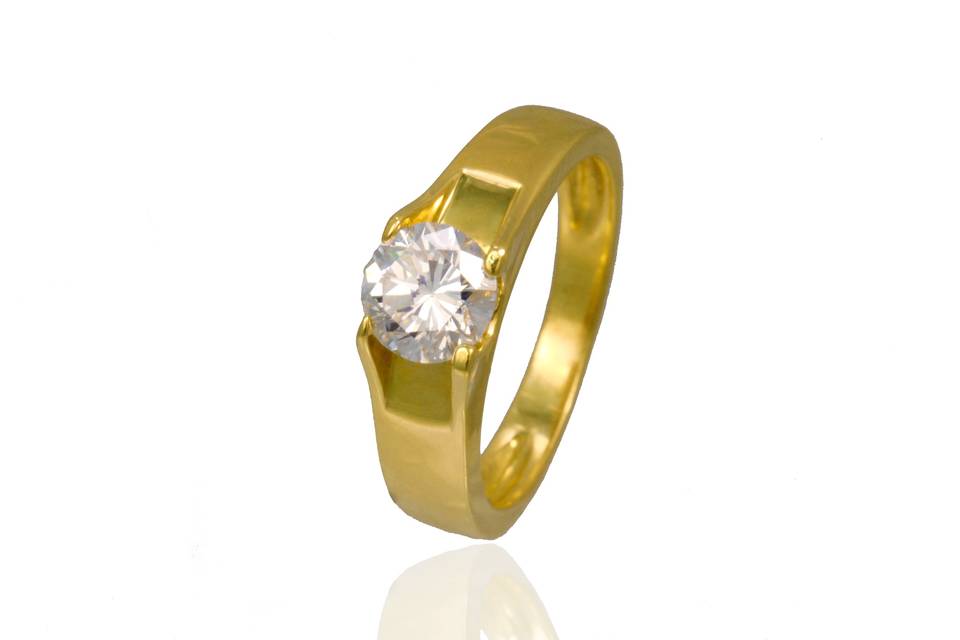 Anel ouro 18k - AN06042