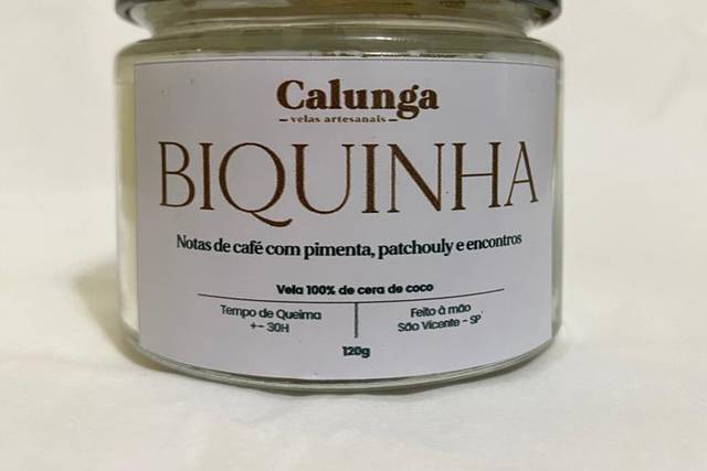 Vela de 120g: café c pimenta