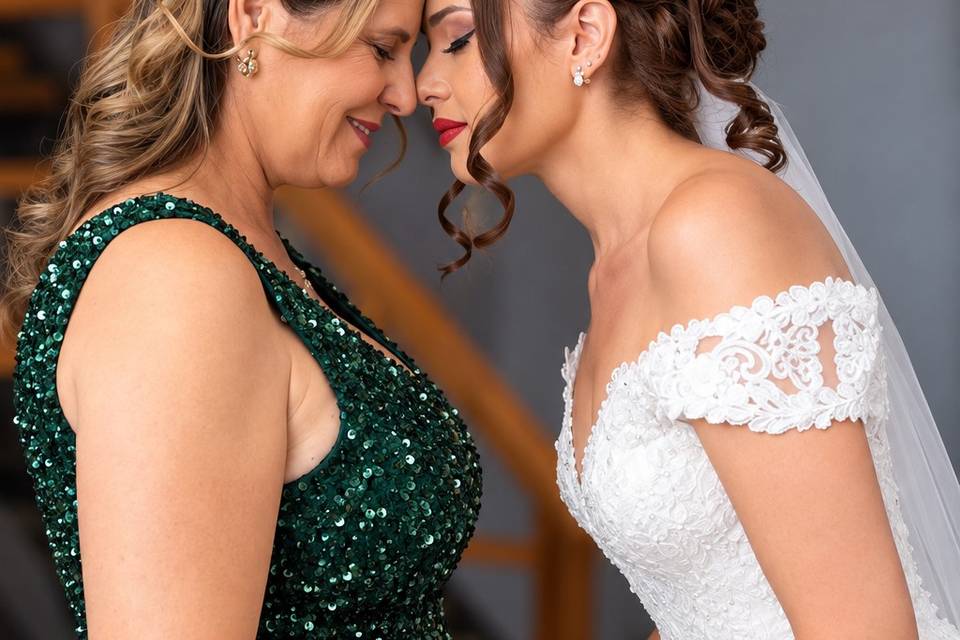 Noiva e mãe da noiva
