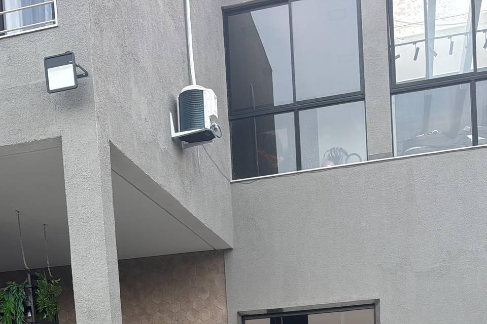 Entrada do salão
