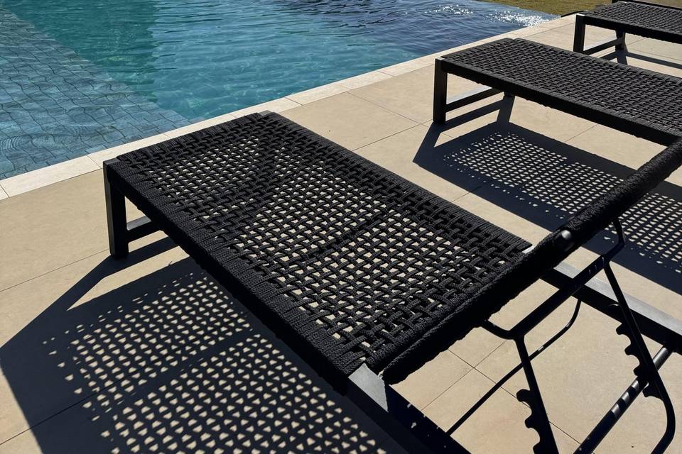 Área da piscina