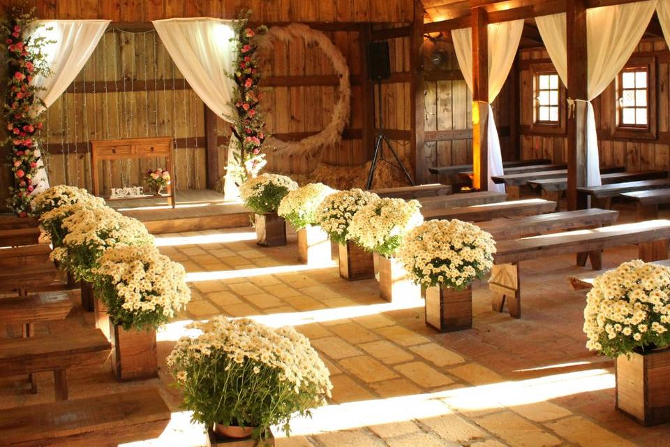 Lindo casamento rústico