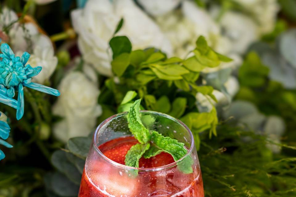 Gin tônica saborizada
