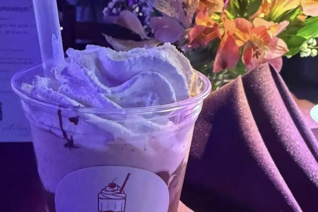 Milkshake copo plástico