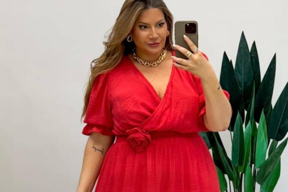 Vestido Festa Longo Plus Size