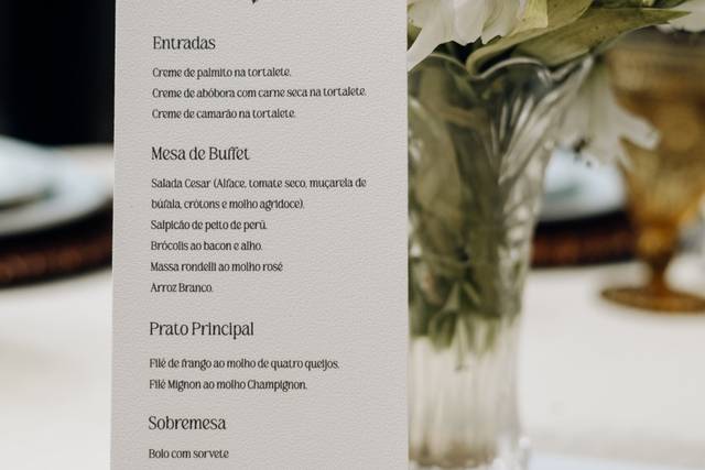 Menu elegante