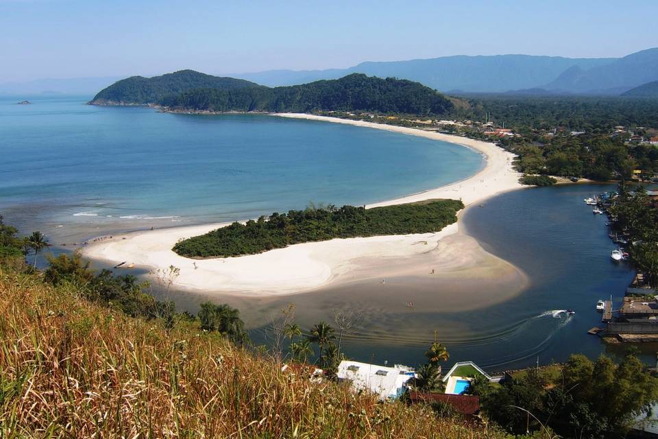 Barra do una praia