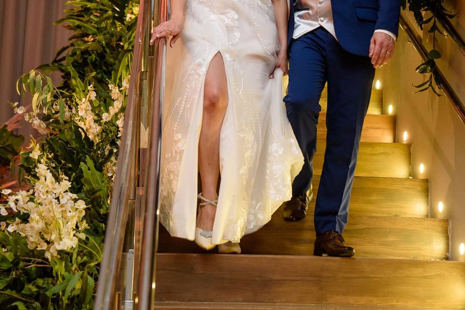 Casamento Noivos Escadaria