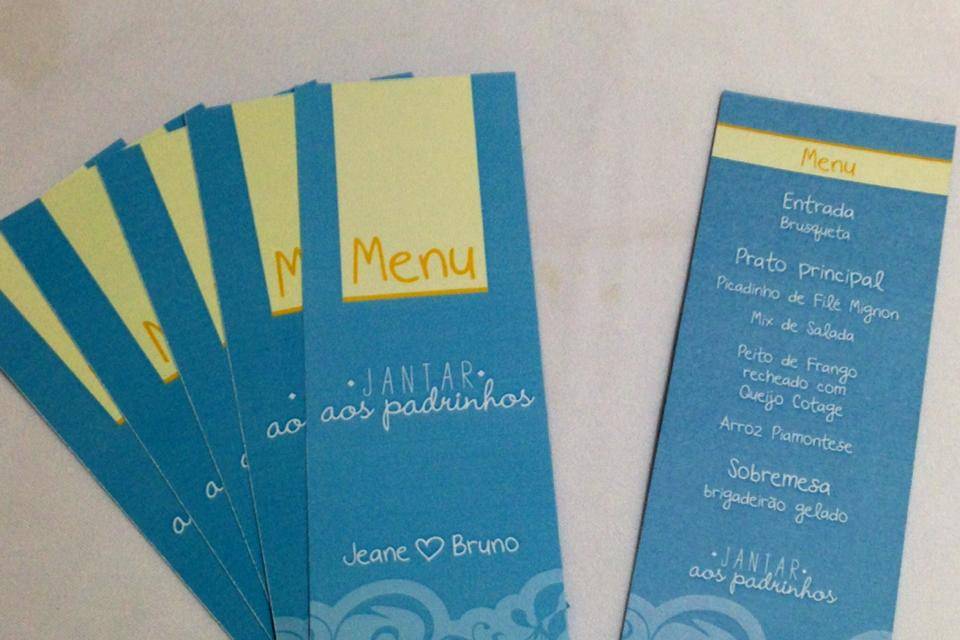 Menu personalizado