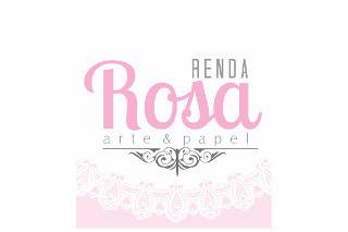 Renda Rosa Arte e Papel Logo