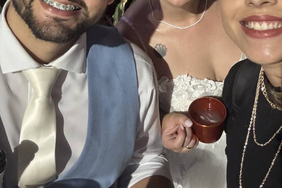 Noivos Camila e Renan