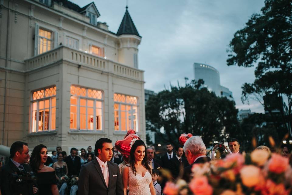 Casamento no palacete do batel