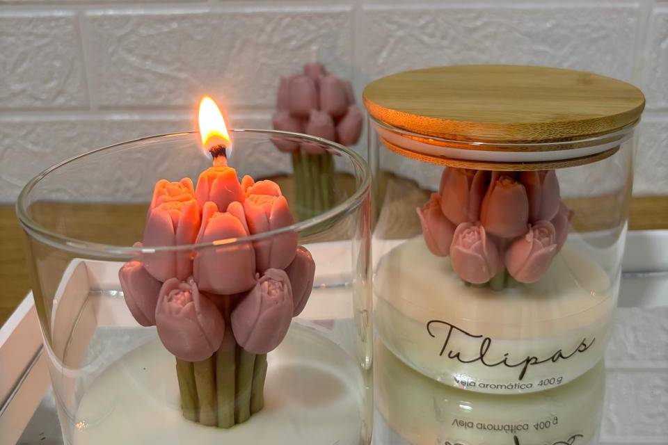 Velas aromáticas personalizada