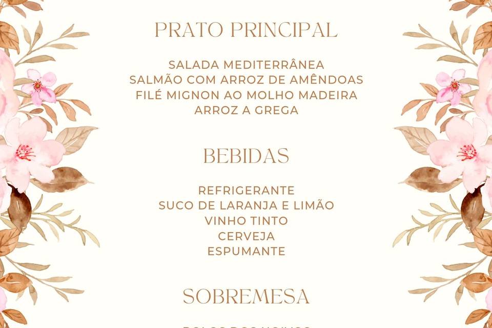 Menu.