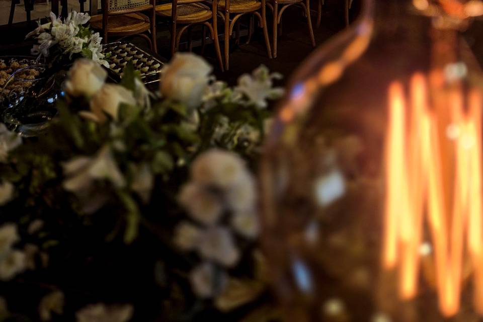 Decoração da recepção