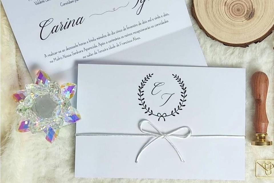 Convite para casamento