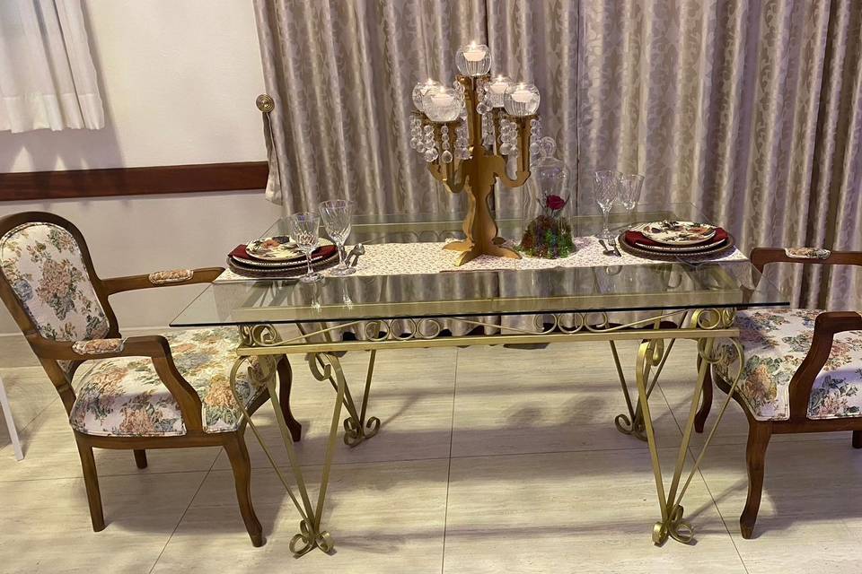 Mesa especial para 15 Anos