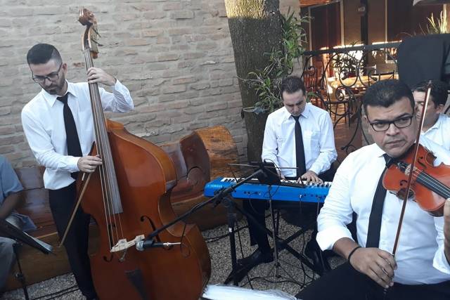 Piano violino e contrabaixo