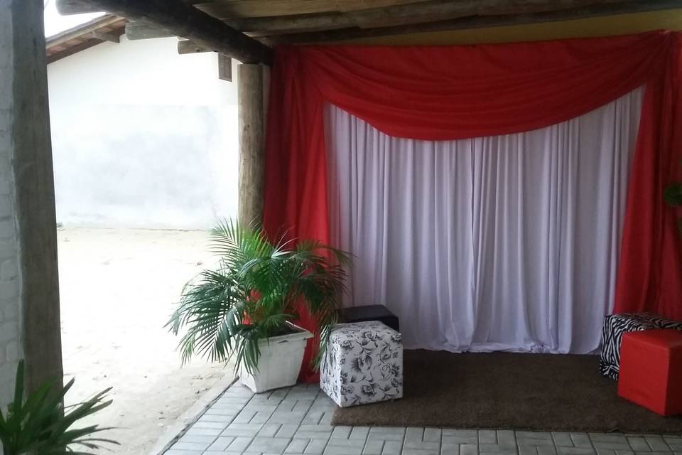 Espaço interior decorado