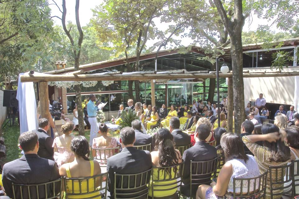 Casamento ao ar livre