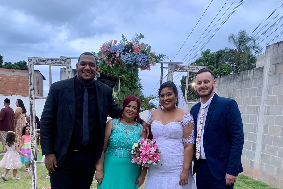 Fotos com os casados