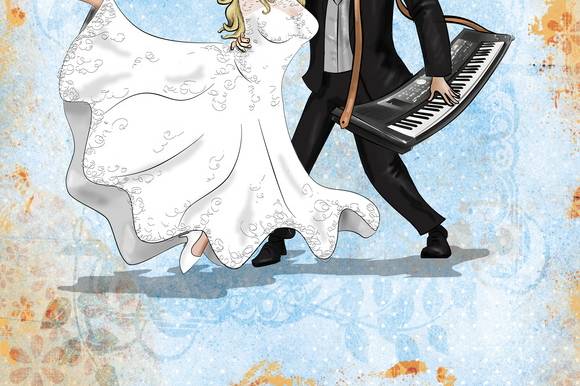 Caricatura casamento