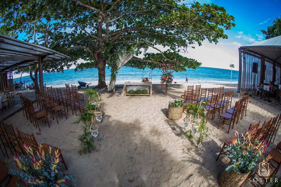 Altar na praia