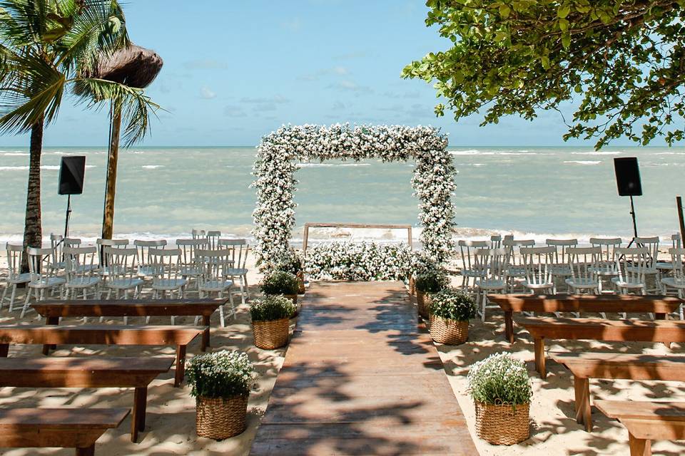 Altar pé na areia