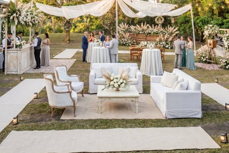 Recepção decorada