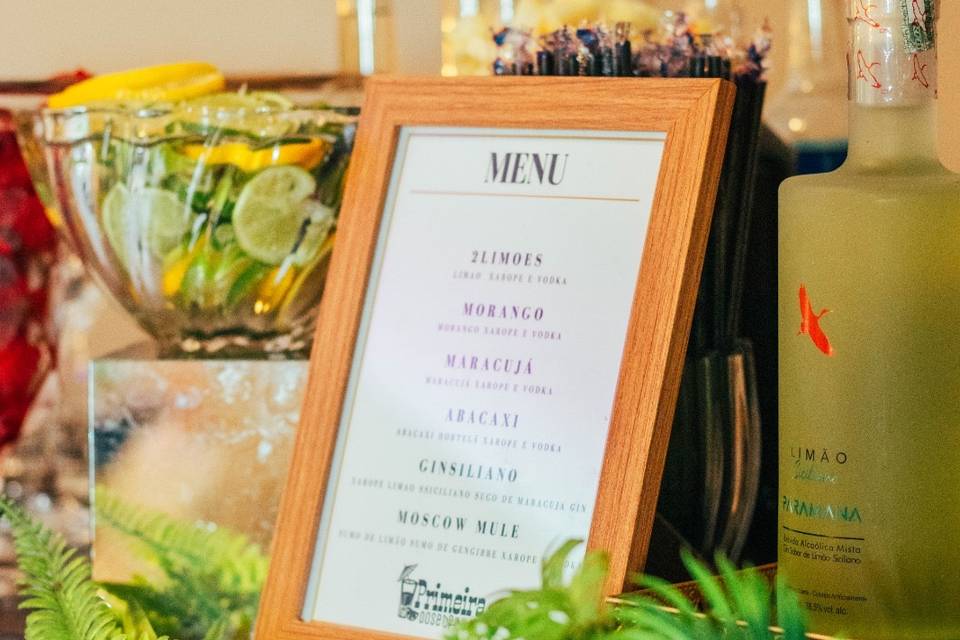 Open bar de drinks