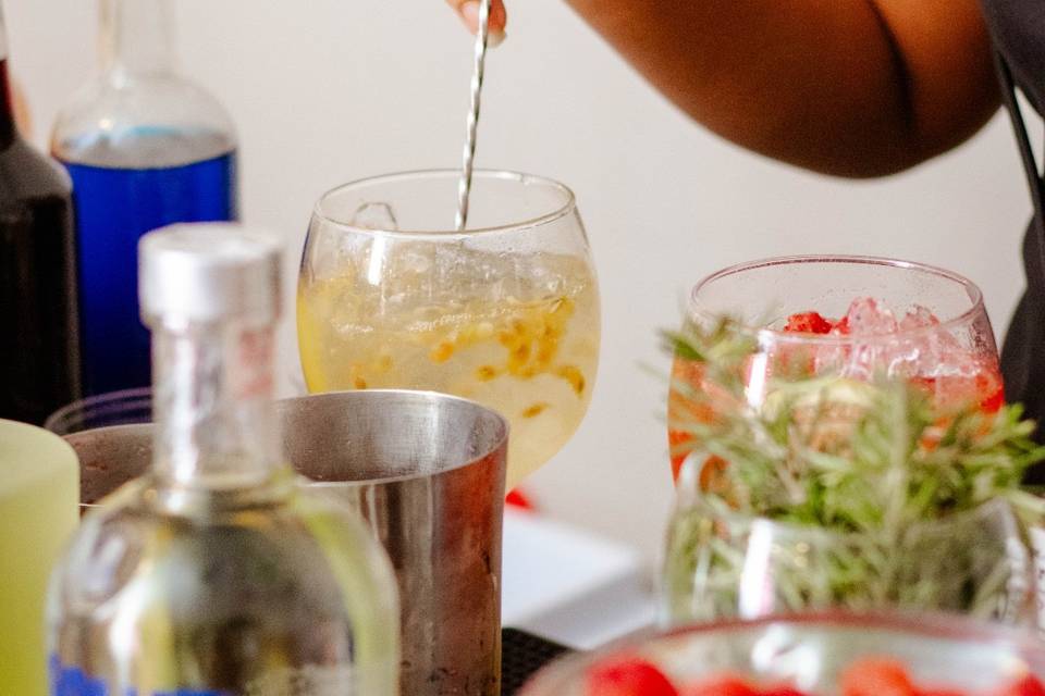 Open bar de drinks