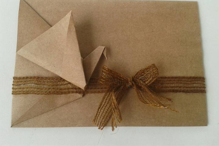 Noivinhos em origami