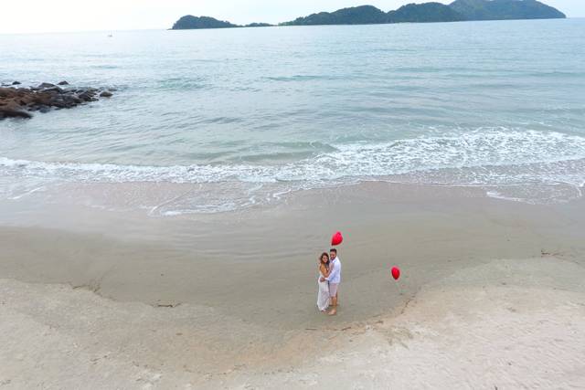 Ensaio litoral norte drone